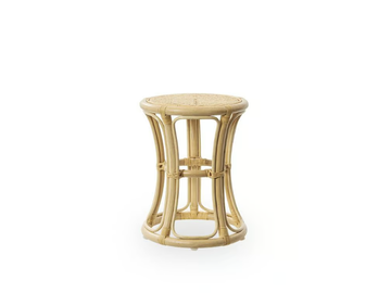 BELLA - Low rattan stool by Sika Design - view 2